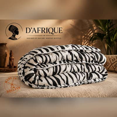 D'Afrique Zebra Dekbed | vulgewicht 300 g/m² | Anti-allergisch